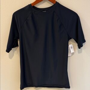 Old Navy Navy Blue Short Sleeve Rashguard Shirt